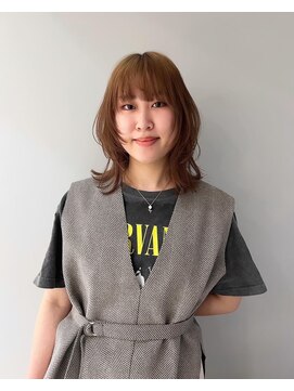 キャラハーフ 池袋東口店(KYARA HALF) ミディアムレイヤー/レイヤーカット/顔まわりカット