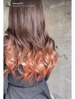 アステリア(asteria)&nbsp;グラデーションアプリコット＆レッドチェリー