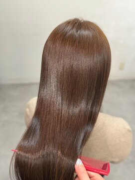 キイ ギンザ(k.e.y GINZA) ベージュ/ウルトワ/髪質改善/頭浸浴/レイヤー/ロングレイヤー