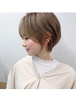 エニ 自由が丘(ENi)&nbsp;黒髪/グレーベージュ/レイヤーロング/前髪パーマ[自由が丘駅]