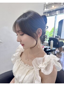 アリスバイアフロート 自由が丘(ALICe by AFLOAT) 結んでも可愛い顔まわりカット【自由が丘】