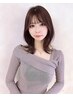 ［新規］小顔カット＋カラー＋極上髪質改善トリートメント+ヘッドスパ￥24640