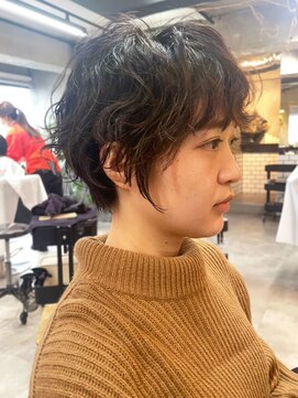 ティダスマイル ふじみ野店(tida smile) プリカールショート_チョコレートカラー