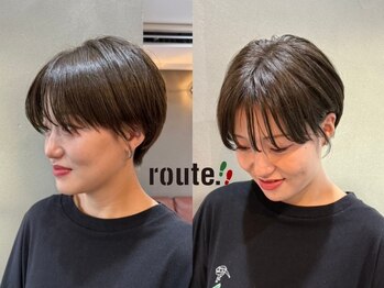 ルート(route.)の写真/【西院7分】ナチュラルな中に+αの提案が得意◇お顔の印象を左右する顔回りのデザインは“route.”にお任せ