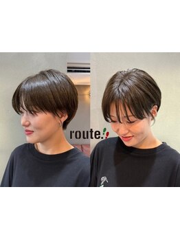 【西院7分】ナチュラルな中に+αの提案が得意◇お顔の印象を左右する顔回りのデザインは“route.”にお任せ