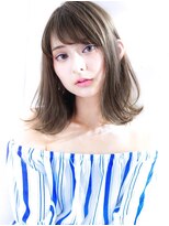 ルーヴル 西宮北口(Louvre)&nbsp;ボブ・ミディアム・外はねボブ・グレーベージュ・髪質改善