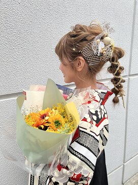 タイドヘアー 高槻店(TIDE HAIR) 卒業式ヘアセット