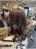 大人カジュアル  ミディアムパーマ　夏目サトル