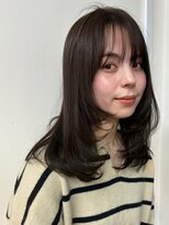 チェリーブラウン イメチェン レイヤー 簡単スタイリング 美髪