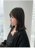 8トーン / グレージュ / 顔まわりレイヤー
