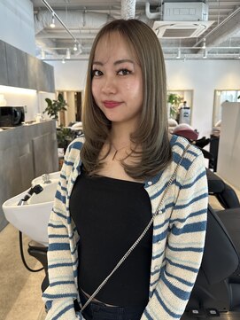 マルフェ 天王寺(marfe) 【marfe】顔周りレイヤー＿レイヤーミディ＿レイヤーカット