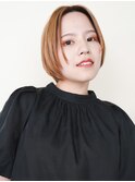 〈a30〉ショート韓国ボブハイライト髪質改善ブリーチ前髪20代30