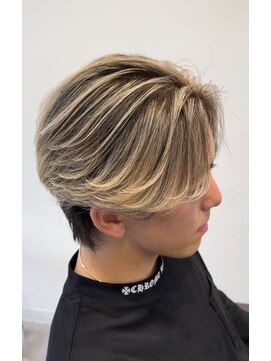 オーシャントーキョー 仙台(OCEAN TOKYO) フェザーショートニュアンスパーマセンターパートツーブロック