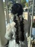 オーガンジーリボンでヘアセット《500円相当のアクセ付き》￥5,500⇒￥4,500