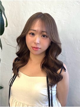 シェス 梅田茶屋町(shes) 韓国風ヘア×グレージュカラー／アリサ