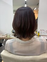 ヘアーアートシフォン 池袋西口店(Hair art chiffon)&nbsp;ミディアムレイヤー/似合わせカット/ダークアッシュ白髪染め池袋