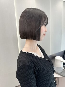 ロンドリゼル 札幌(Lond RiseL) ◯ オリーブグレー/韓国/レイヤーカット/髪質改善/縮毛矯正/札幌