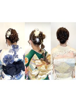 着付け・ヘアセットまでトータルでお任せ♪丁寧かつスピーディーに、あなたの特別な日を彩ります―＊