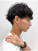 無造作感が魅力のニュアンスパーマショート s129
