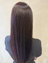 ラーム 宇部高校前店(rame)&nbsp;縮毛矯正、切りっぱなしスタイル