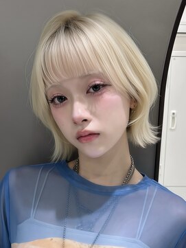 サンドイエナ 横浜店(sand yena) くびレイヤーエモージュ愛されショートボブ艶髪マッシュハンサム