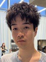 ノードオム 栄(NODE HOMME)&nbsp;シャドウパーマニュアンスパーマ波巻きスパイラルパーマ名古屋栄