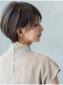 デザインカラー/レイヤーカット/ウェットヘア/オリーブベージュ