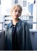 髪質改善ケアブリーチ×ショート