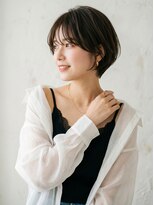 ヘアーメイクパウダー 天王寺寺田町店(Hair make powder) 大人可愛い30代40代50代小顔◎マッシュショート丸みショート