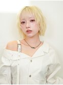 【La fith】ブロンドベージュ×レイヤーボブ×似合わせカット