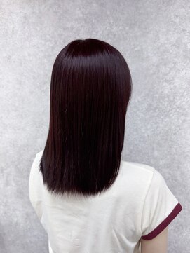 ミニム ヘアー(minim hair) 【minim×まは】ワインレッド
