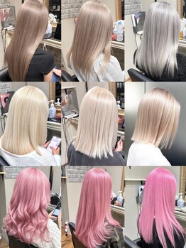 ワンスタイル(One style)の写真/[ブリーチ,デザインカラー]ハイトーン,バレイヤージュ,ハイライト,インナーカラー等繊細なデザインをご提案