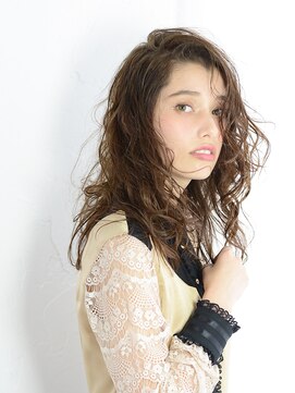 アース コアフュールボーテ 松本庄内店(EARTH coiffure beaute) スパイラルウェーブ×3Dカラー【松本】