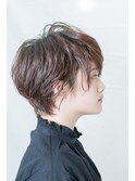 奥行きショート×キュートヘア