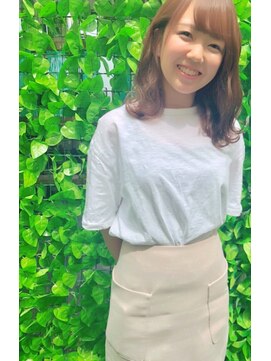 ココカラヘアー ニコ(cococara hair nico) 【ココカラヘアー　ニコ】ゆるふわ　ピンクベージュ