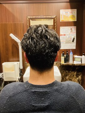 ヒロギンザ 田町店(HIRO GINZA) 7:3かき上げスタイル　田町/ヒロ銀座/床屋/理容室/パーマ