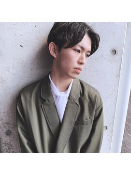 ラミール クオリティオブライフ(lamiell Quality of life) men's Style/アップバング/韓国マッシュ/カルマパーマ