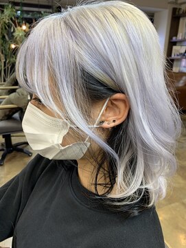 コレット ヘアー 大通(Colette hair) ホワイトブリーチ&デザインカラー