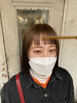 ロイジー(roijir)&nbsp;表参道roijirオン眉カット×オリーブベージュカラー