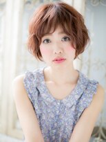 モッズ ヘア 福岡姪浜店(mod's hair)&nbsp;*mod's姪浜*…ベビーピンクくせ毛風小顔大人ボブショートf