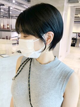 アルバム 池袋(ALBUM) くびれショート_グレージュカラーボブウルフ_ba418522