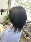 ミディアムレイヤー×グレージュ【船橋、西船橋、新船橋、塚田】