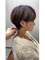 サンド 表参道(sand)&nbsp;ショートボブパーマ20代30代40代イヤリングカラー大人可愛い