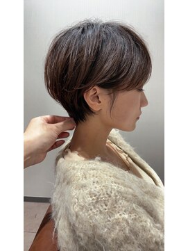 サンド 表参道(sand) ショートボブパーマ20代30代40代イヤリングカラー大人可愛い