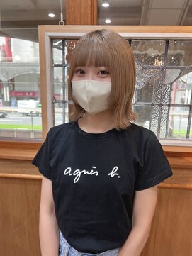 スイート ヘアデザイン(Suite HAIR DESIGN) 切りっぱなしボブ 顔まわりカット ウルフ風