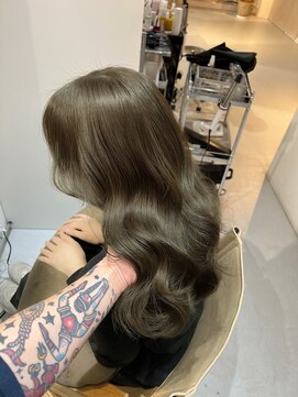 ロエ 恵比寿 代官山(ROE) オリーブベージュ マチルダボブインナーグレージュ前髪