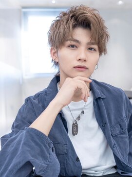 ブエナビスタ(BUENA VISTA) メンズ/バレイヤージュ/マッシュショート/束感/スパイラル