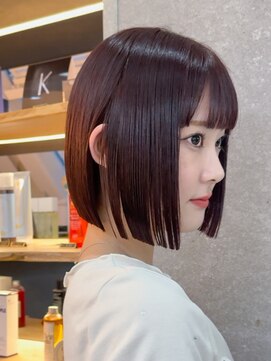 ロンド 表参道店(Lond) ◇ボブ 縮毛矯正 顔周りカット 表参道 髪質改善