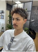 ツーブロックショート