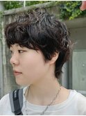 ウルフ/ウルフパーマ/ショートパーマ/原宿/表参道